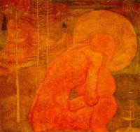 Kazimir Malevich - Nude of female in wold